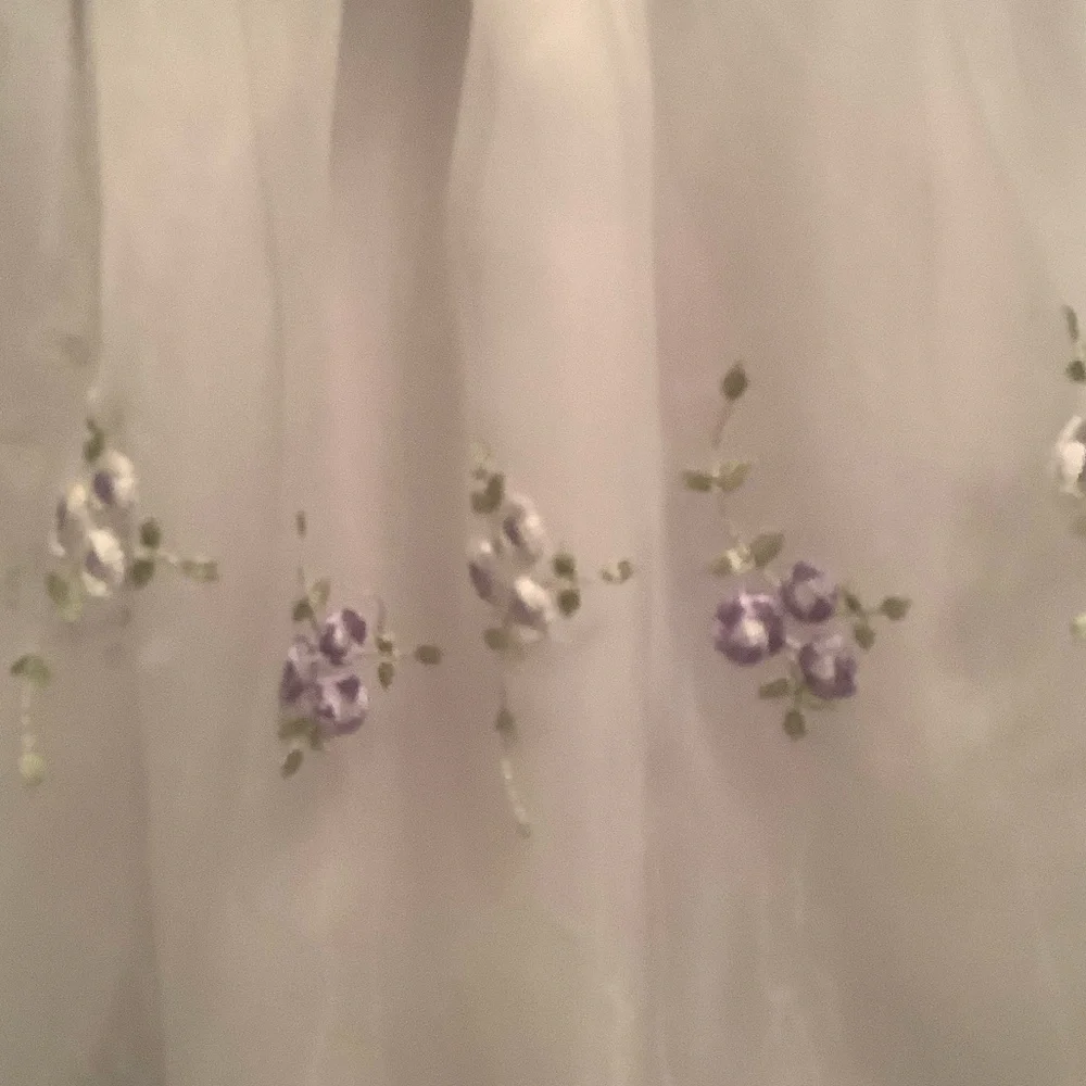 Cinderella White and Lavender Formal Dress